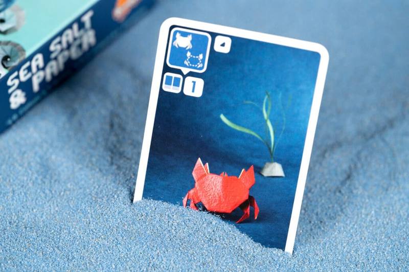 Sea Salt & Paper origami crab card