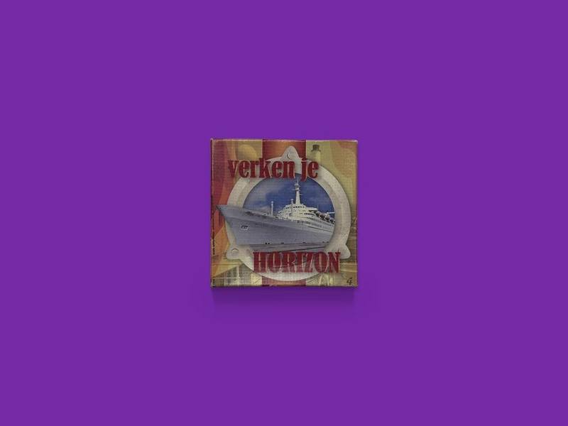 Verken je Horizon photographed on Bruno's purple Applied Games background