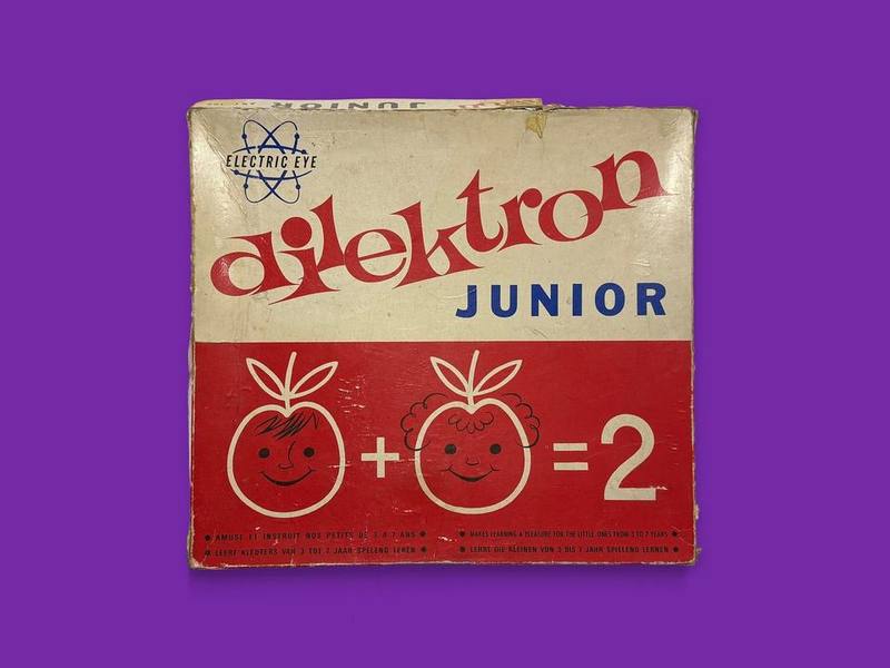 Elektron Junior photographed on Bruno's purple Applied Games background