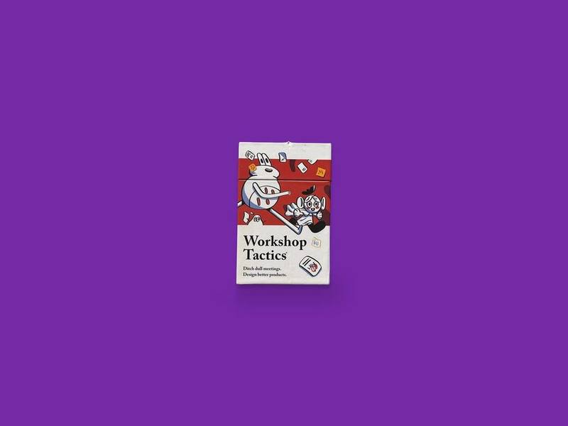 Workshop Tactics photographed on Bruno's purple Applied Games background