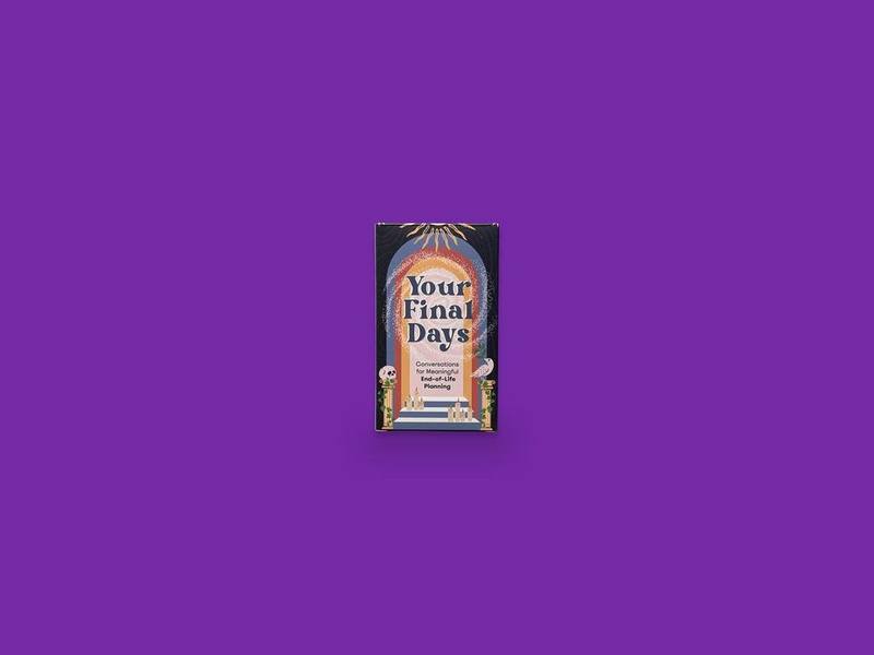 Your Final Days photographed on Bruno's purple Applied Games background