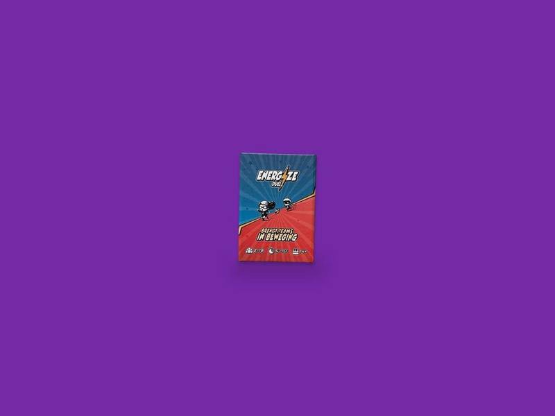 Energizer photographed on Bruno's purple Applied Games background