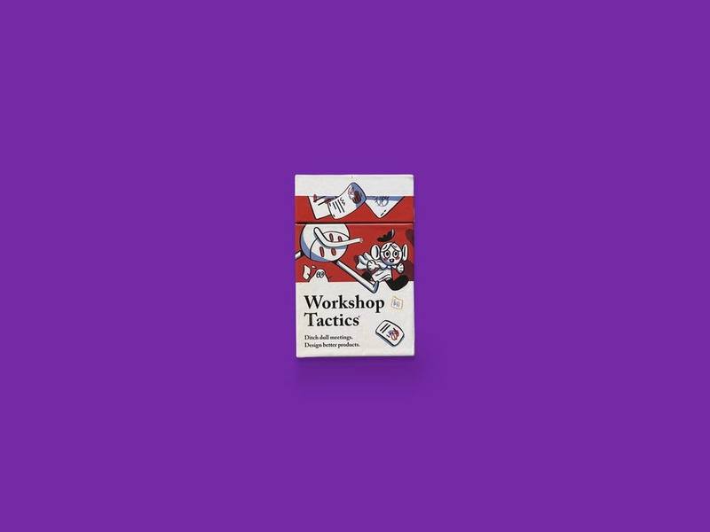 Workshop Tactics photographed on Bruno's purple Applied Games background