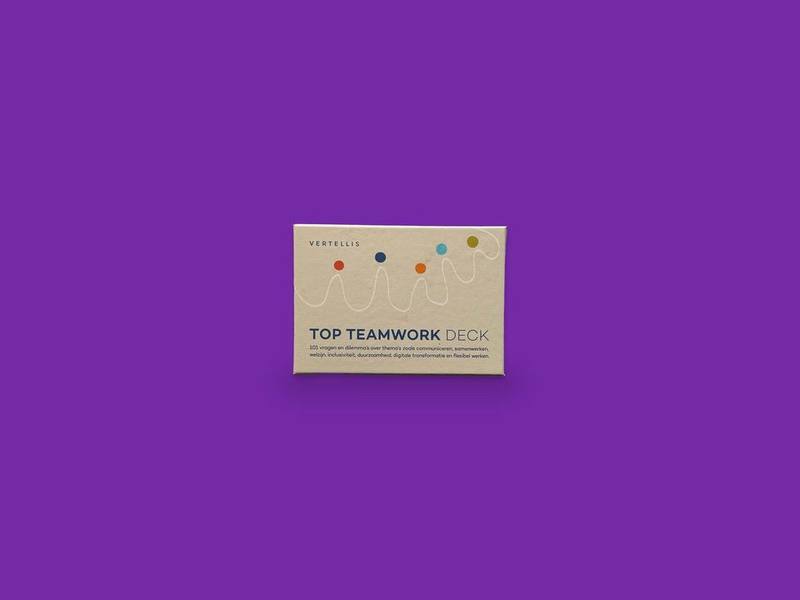 Top Teamwork Deck photographed on Bruno's purple Applied Games background