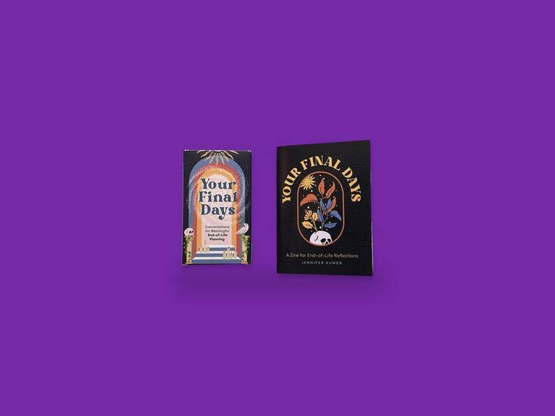 Your Final Days photographed on Bruno's purple Applied Games background