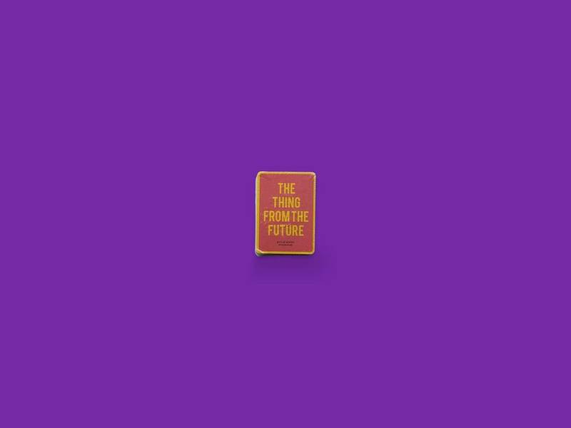 The Thing From The Future photographed on Bruno's purple Applied Games background