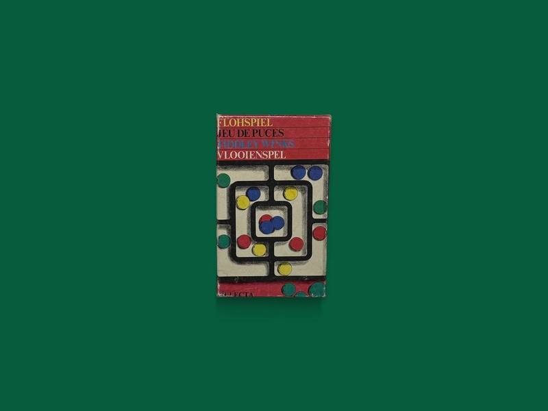 Vlooienspel / Jeu de puces / Tiddlywinks / Flohspiel, Standard version · White multilingual edition · BGG2-112