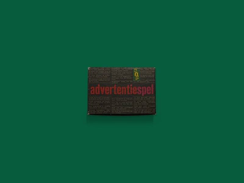 Advertentiespel, Standard version · Advertentiespel — photographed attic copy · BGG3-103