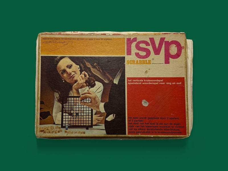 RSVP: Vertical Crossword Game in Bruno’s collection