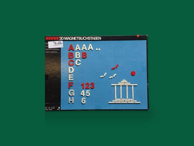3D Magnetic Letters in Bruno’s collection